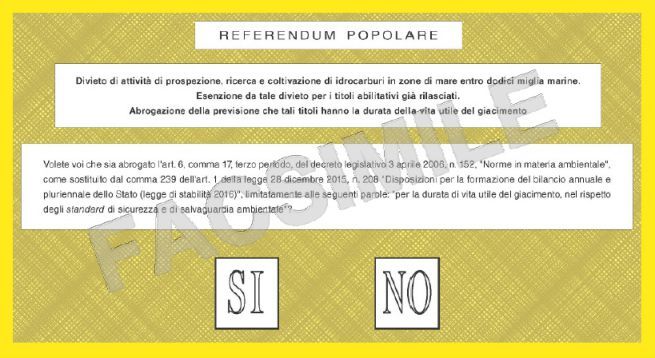 I dati a Martina del referendum I dati a Martina del referendum